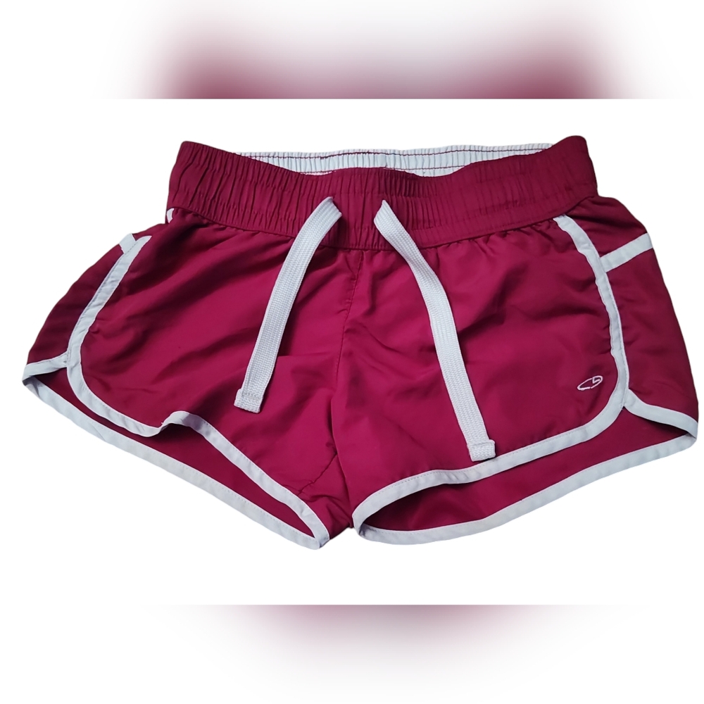Champion Red Running Athletic Shorts With Drawstring Women's Size XS